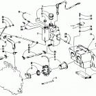 EL TIGRE EXT Oil  /  water tank, carburetor, and silencer assemblies