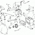 WILDCAT 700 Oil  /  water tank, carburetor, and silencer assemblies