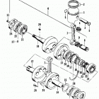 COUGAR Поршень и коленвал