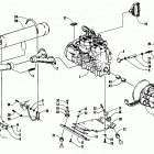 EL TIGRE EXT Опора двигателя и вариатор