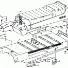 PANTHER Tunnel, gas tank, and seat