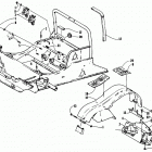 WILDCAT 650 Передняя рама и подножки