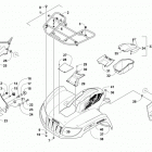 TRV 550 XT EPS L7E WHITE Передний багажник крыло и фара