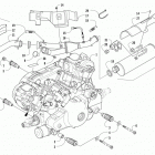 ATV 1000 MUD PRO SE EPS White (US) Двигатель и глушитель