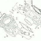 ATV 1000 MUD PRO SE EPS White (US) Блок цилиндров