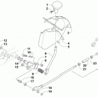 ATV 1000 MUD PRO SE EPS White (US) Рычаг переключения