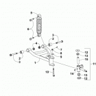 ATV 150 UTILITY  Green (US) Передняя подвеска