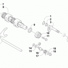 ATV 1000 MUD PRO SE EPS White (US) Вилки переключения передач