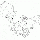ATV ALTERRA 700 XT EPS T3S Console and instrument assembly