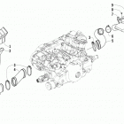 ATV 1000 XT EFT RED Case  /  belt cooling assembly