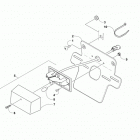 ATV ALTERRA 700 XT EPS T3S License plate holder assembly
