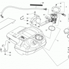 ATV ALTERRA 700 XT EPS T3S Топливный бак