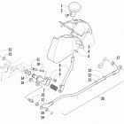 ATV 500 GREEN Рычаг переключения