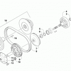 ATV ALTERRA 450 Red (US), Green (US) Трансмиссия