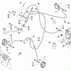 TRV 1000 XT L7e RED Гидравлический тормозной механизм
