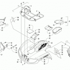ATV 1000 XT GREEN Передний багажник крыло и фара