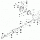 ATV 550 EFT BLACK Задний привод редуктор