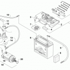 TRV 1000 XT BLUE АКБ и стартер