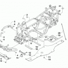ATV 1000 XT RED Рама ,баипера и защита