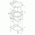 ATV 500 GREEN Блок цилиндров