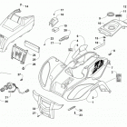 ATV 150 UTILITY  Green (US) Front body panel and headlight assemblies