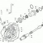 ATV 300 2X4 UTILITY  Green (US) Transmission case assembly