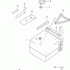 LT-F500F Quad Runner 4WD Rear box (model w / x / y)