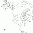 LT-F400F Eiger 4WD Переднее колесо