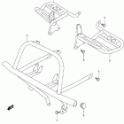 LT-F500F Quad Runner 4WD Подножки