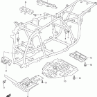 LT-F500F Quad Runner 4WD Рама (model k1 / k2)