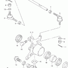 LT-F500F Quad Runner 4WD Рулевая , поворотный кулак