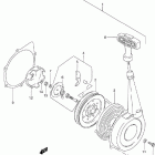 LT-F250F Quad Runner 4WD Ручной стартер