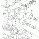 LT-F500F Quad Runner 4WD Final bevel gear (front)(model k1 / k2)