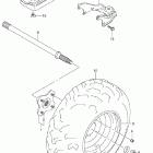 LT-F400F Eiger 4WD Заднее колесо левое