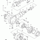 LT-F500F Quad Runner 4WD Final bevel gear (front)(model w / x / y)