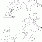 LT-F500F Quad Runner 4WD Глушитель