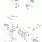 LT-F250F Quad Runner 4WD Handle lever (model k2)