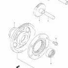 LT-F500F Quad Runner 4WD Starter clutch (model y / k1 / k2)