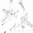LT-F250F Quad Runner 4WD Suspension arm