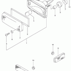 LT-F300F King Quad 4WD Tail lamp (model k1 / k2)