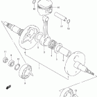 LT-F500F Quad Runner 4WD Коленвал