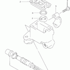 LT-F500F Quad Runner 4WD Главный тормозной цилиндр,передний