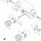 LT-F300F King Quad 4WD Коленвал