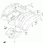 LT-F300F King Quad 4WD Заднее крыло