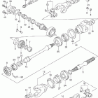 LT-F500F Quad Runner 4WD Secondary drive (model k1 / k2)