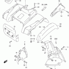 LT-F500F Quad Runner 4WD Front fender (model k1 / k2)