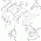 LT-F500F Quad Runner 4WD Front fender (model x / y)