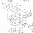 LT-F500F Quad Runner 4WD Головка цилиндра