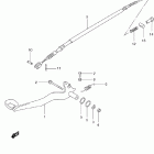 LT-F500F Quad Runner 4WD Задний тормоз