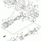 LT-F500F Quad Runner 4WD Final bevel gear (rear)(model k1 / k2)
